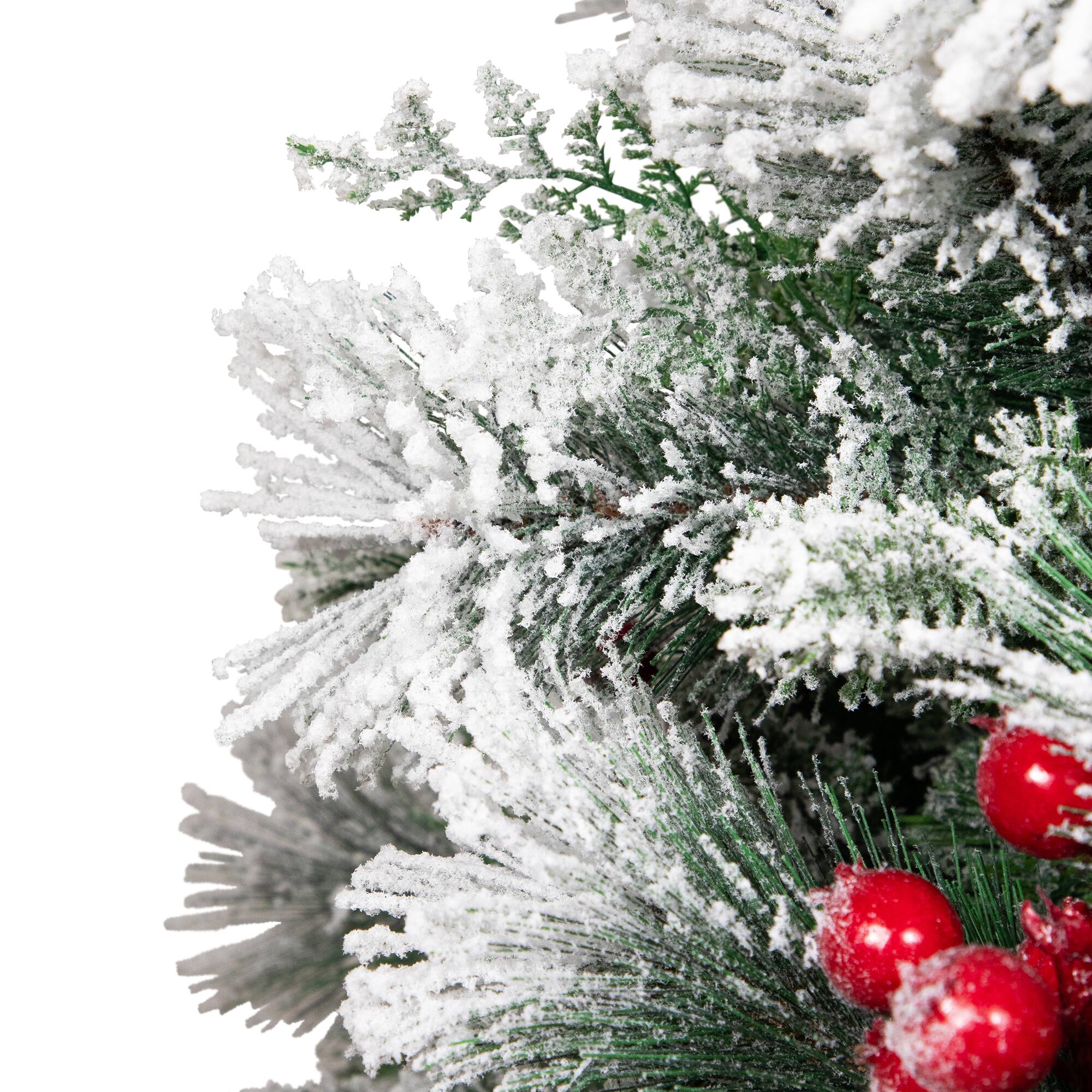 5ft. Unlit Real Touch™ Full Heavily Flocked Whittaker Spruce Artificial Christmas Tree